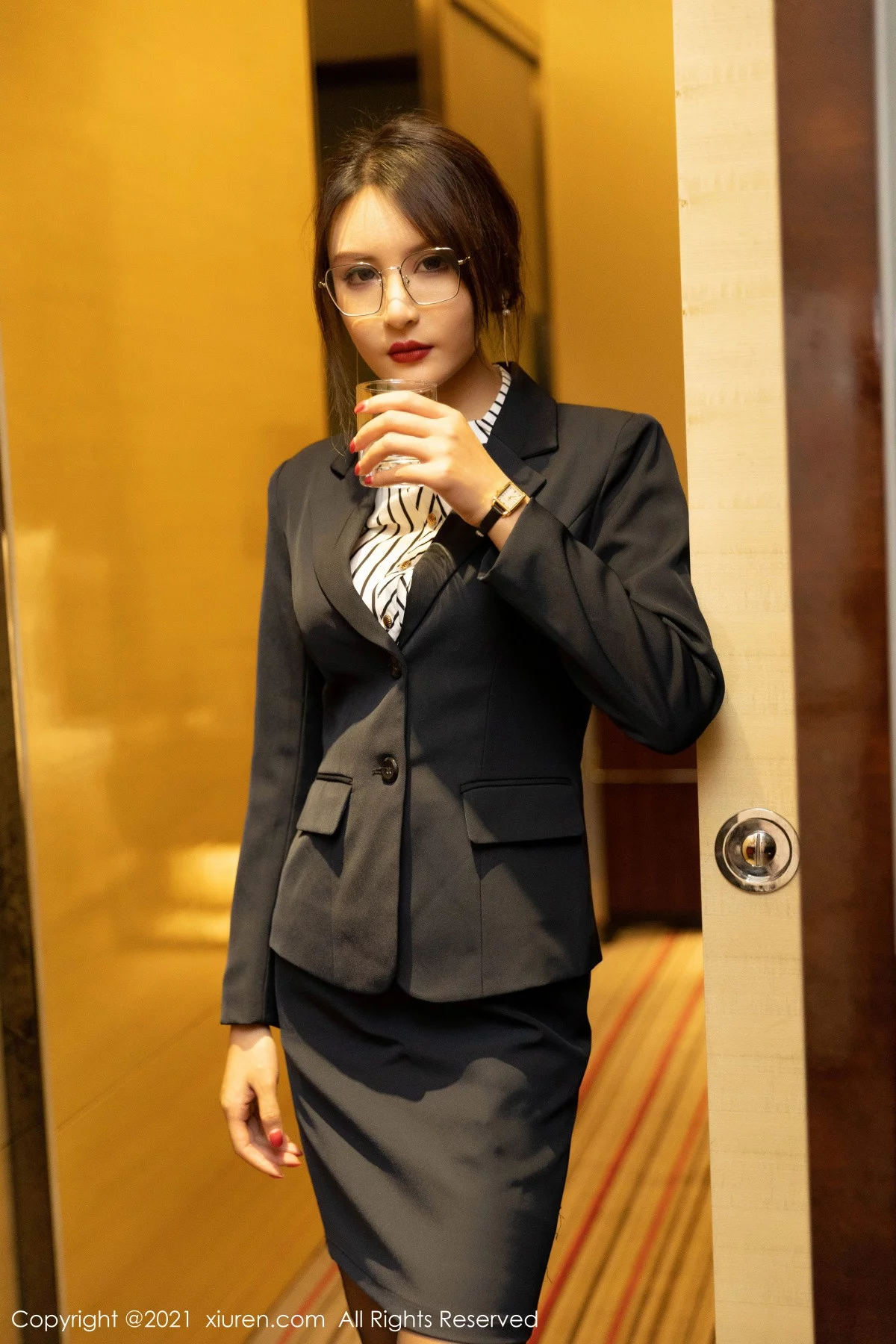 女神Emily顾奈奈＆周于希Sandy演绎师生剧情性感JK制服诱惑写真88P-第1章-图片2