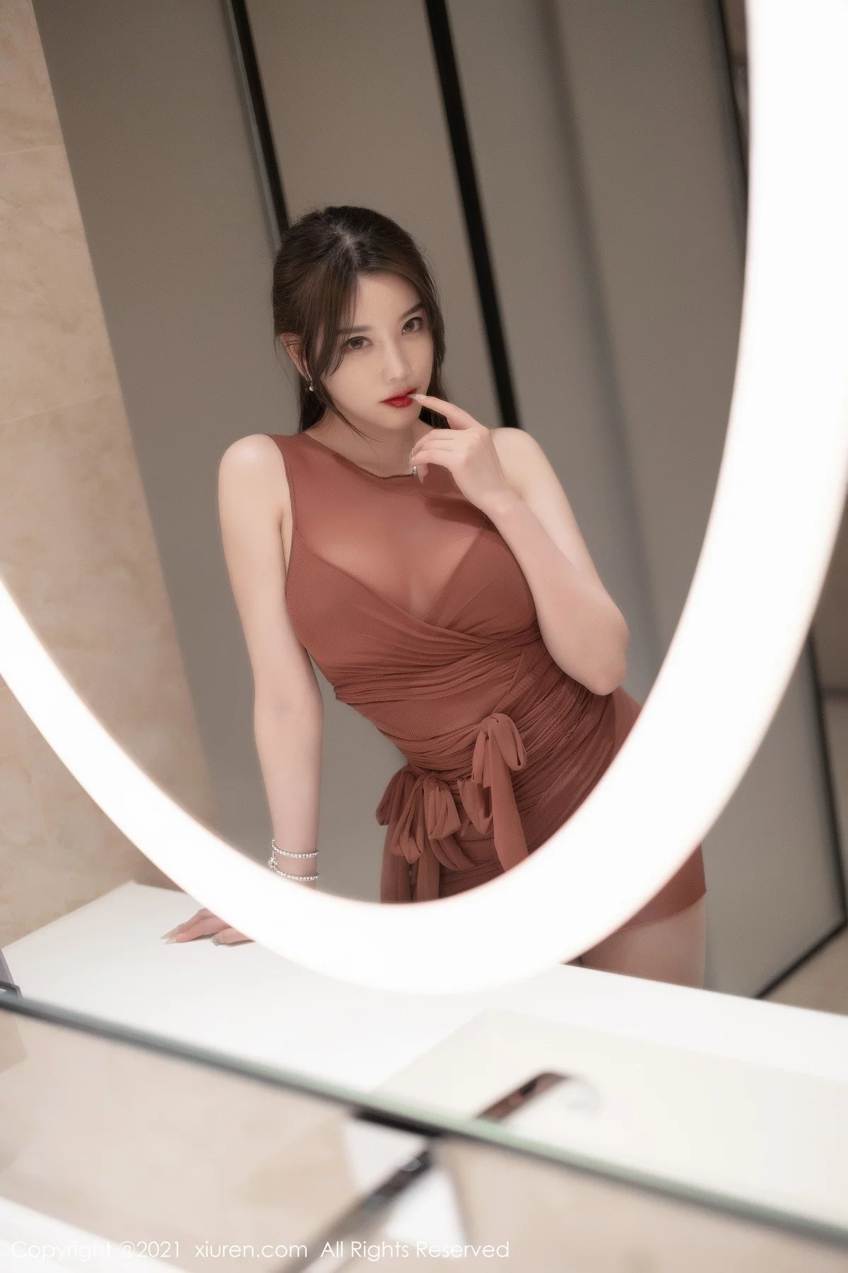 女神杨晨晨Yome牛奶设计视觉主题轻薄连身裙湿身撩人诱惑写真72P-第1章-图片3