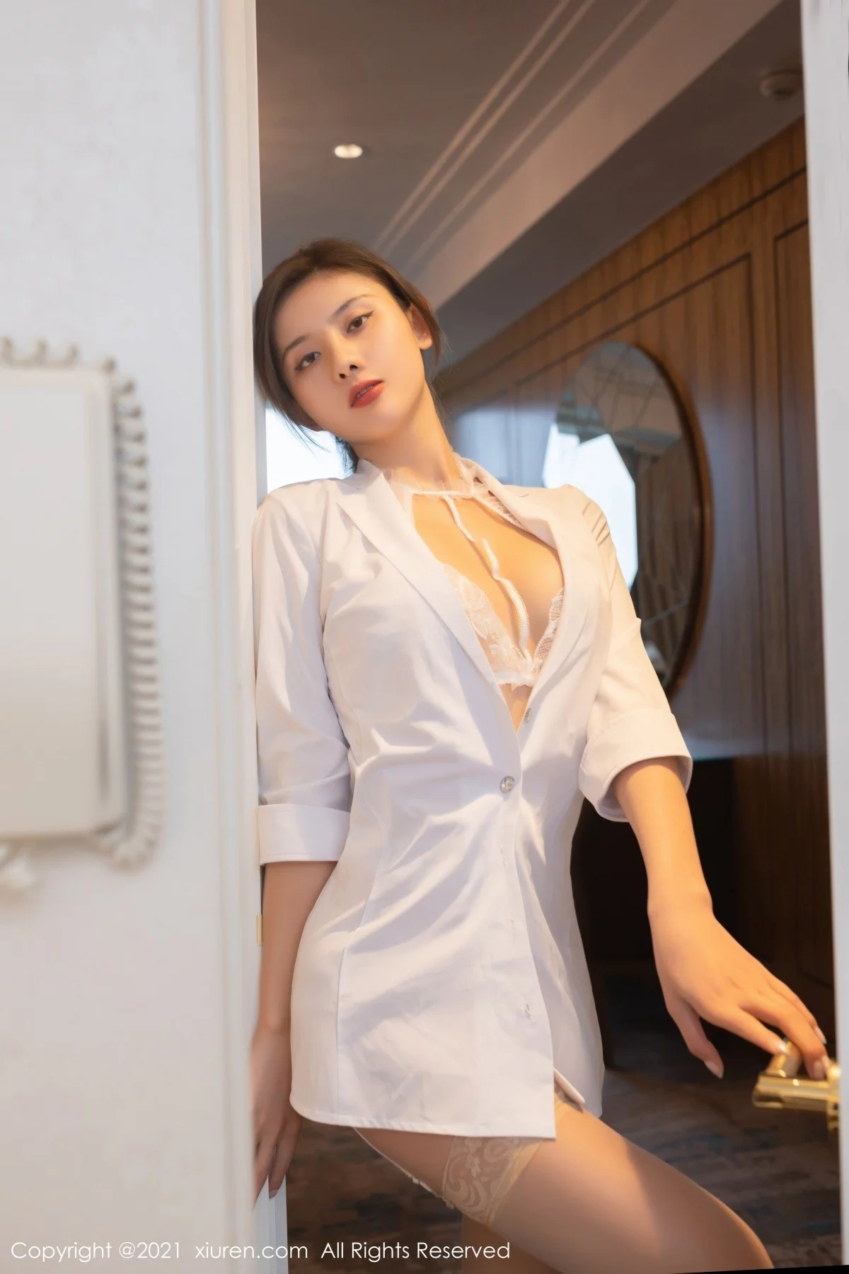 嫩模就是阿朱啊澳门旅拍精油SPA主题情趣内衣秀火辣身材诱惑写真79P-第1章-图片1