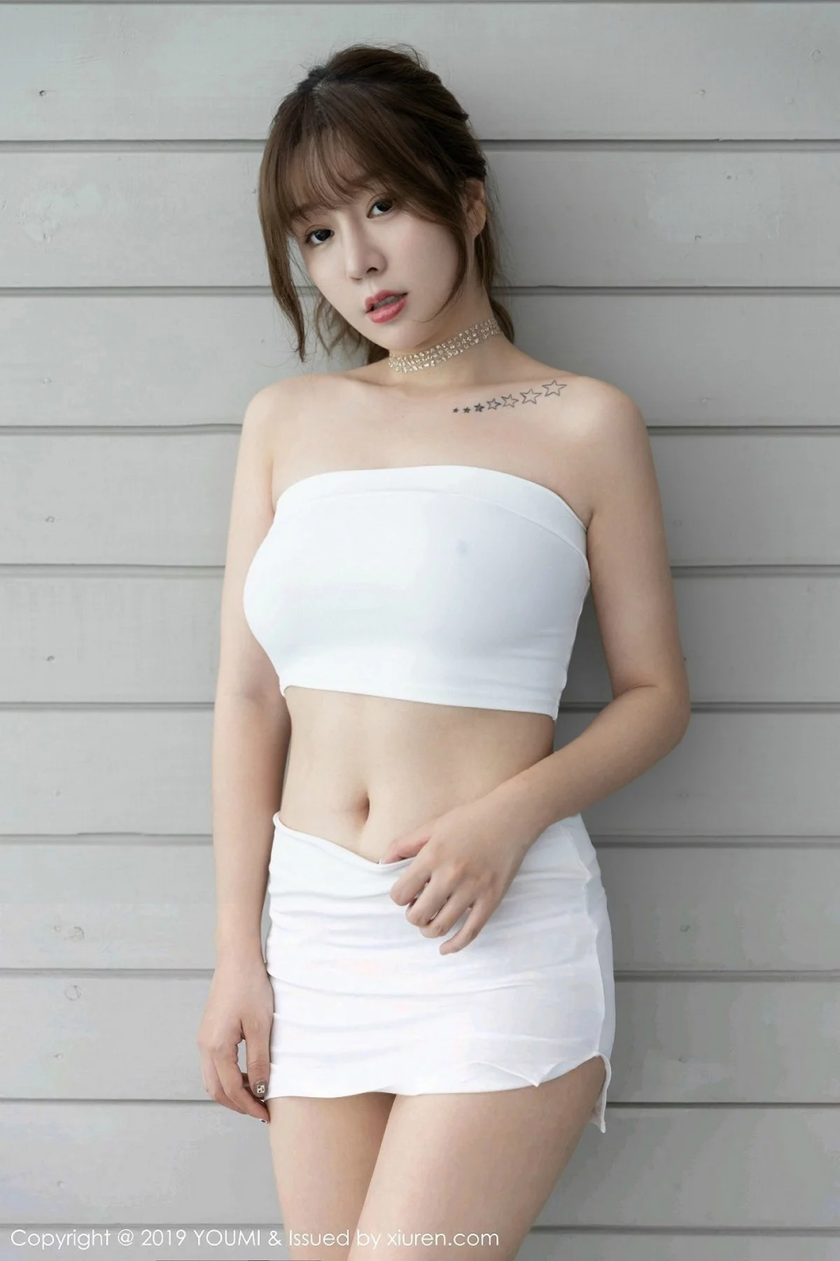 王雨纯-Vol.368_嫩模王雨纯马尔代夫旅拍白色抹胸内衣露豪乳半球诱惑写真40P-第1章-图片1