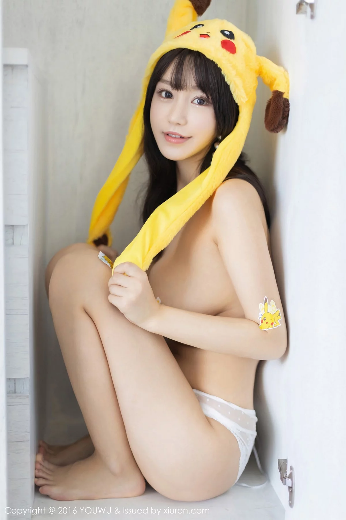 朱可儿-Vol.413_嫩模朱可儿Flower普吉岛旅拍皮卡丘服饰露豪乳惹火诱惑写真72P-第1章-图片1